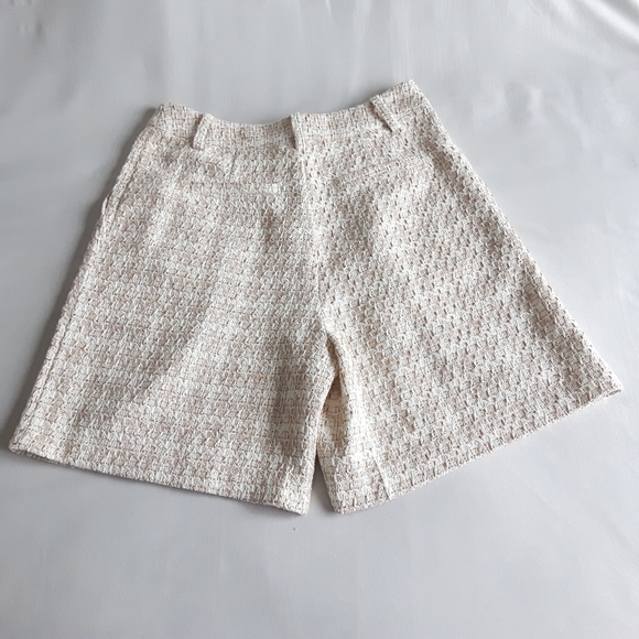 Anthropologie Avec Les Filles Tweed Pleated Shorts - Picture 7 of 15